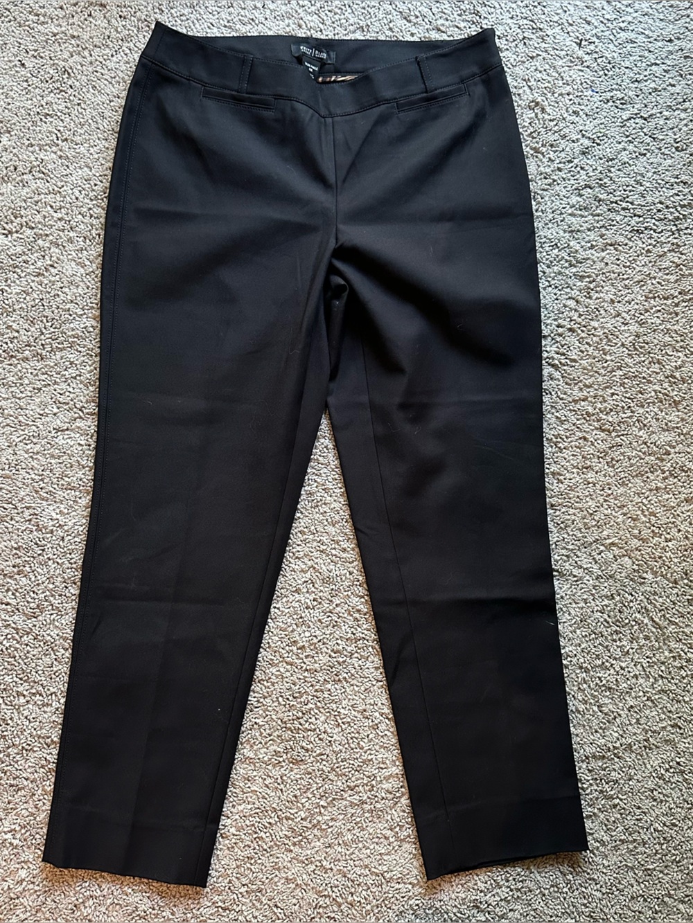 White House Black Market Black Women's Straight Dress Pants